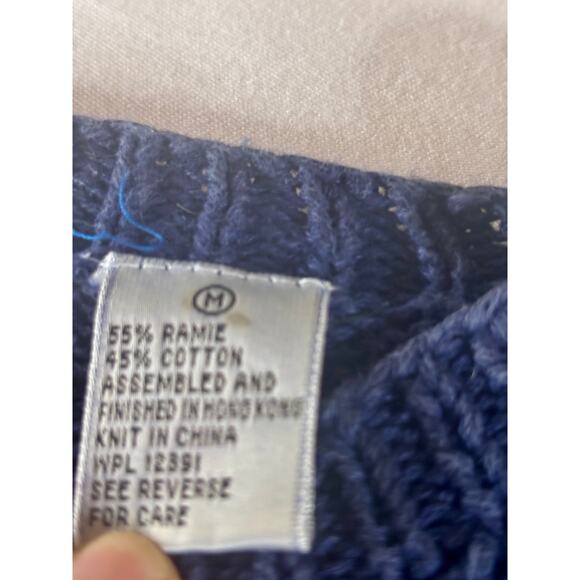 Signatures Northern Isles Hand Knit USA 4th Americana Sweater AS IS Wounded Bird - Picture 13 of 16
